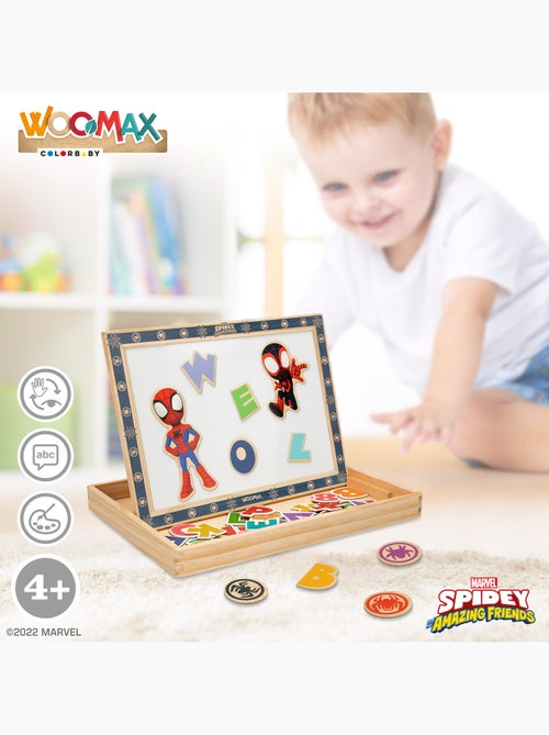 Spidey e il suo Super Team Tavolo da disegno per bambini 2 in 1 WOOMAX - Kiabi Spidey e il suo Super Team Tavolo da disegno per bambini 2 in 1 WOOMAX - Kiabi