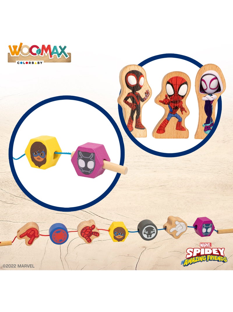 Spidey e la sua super squadra: gioco di blocchi di legno e forme da incastrare woomax N/D - Kiabi