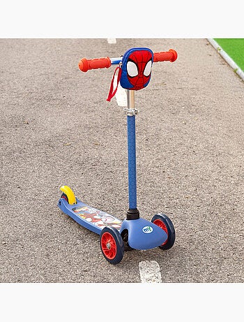 Spidey monopattino per bambini a 3 ruote con tasca