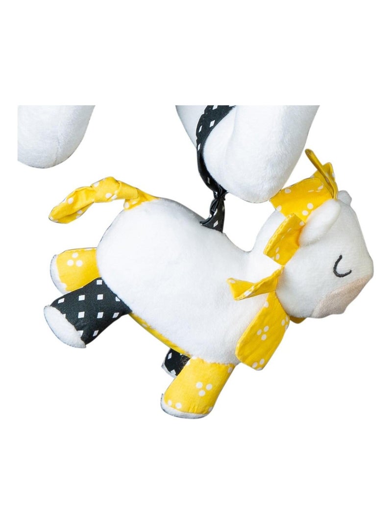 Spirale attività in velluto - SAUTHON Bianco - Kiabi