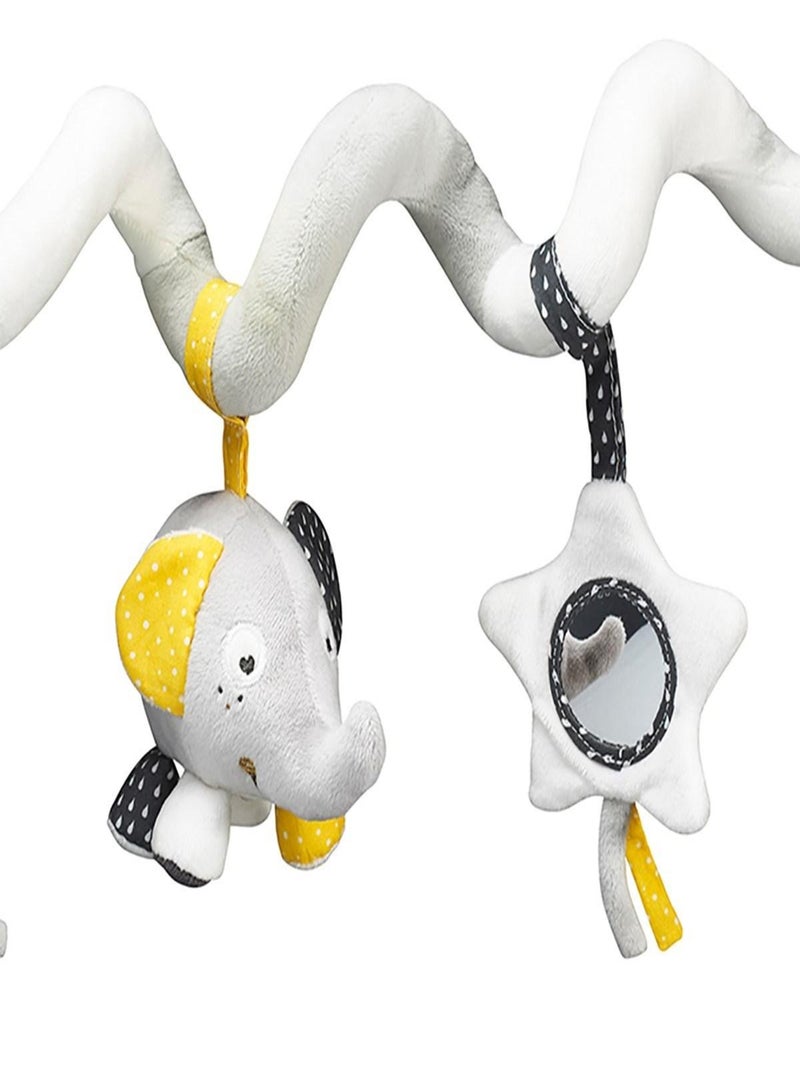 Spirale attività in velluto - SAUTHON Bianco - Kiabi