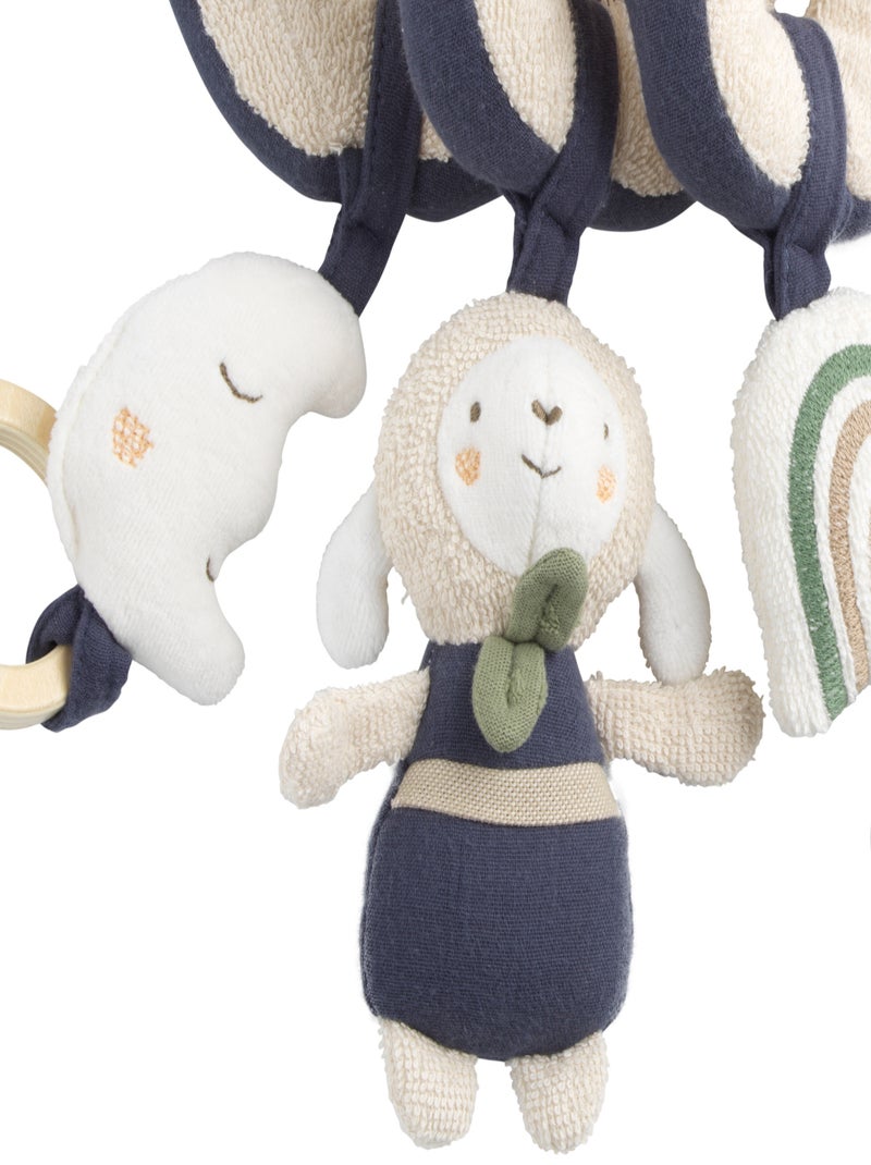 Spirale di attività in spugna di cotone - SAUTHON Blu beige - Kiabi