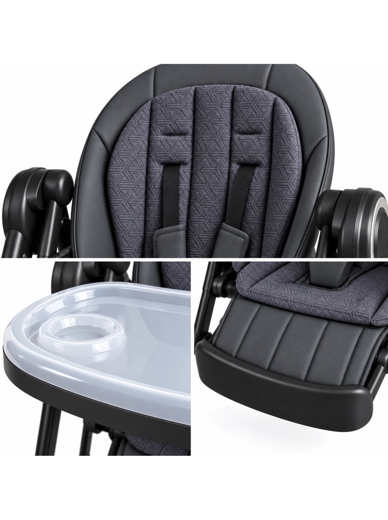 SPLITY 3 in 1: seggiolone, dondolo, sedia a dondolo, tutte le opzioni Grafite Grigio antracite - Kiabi