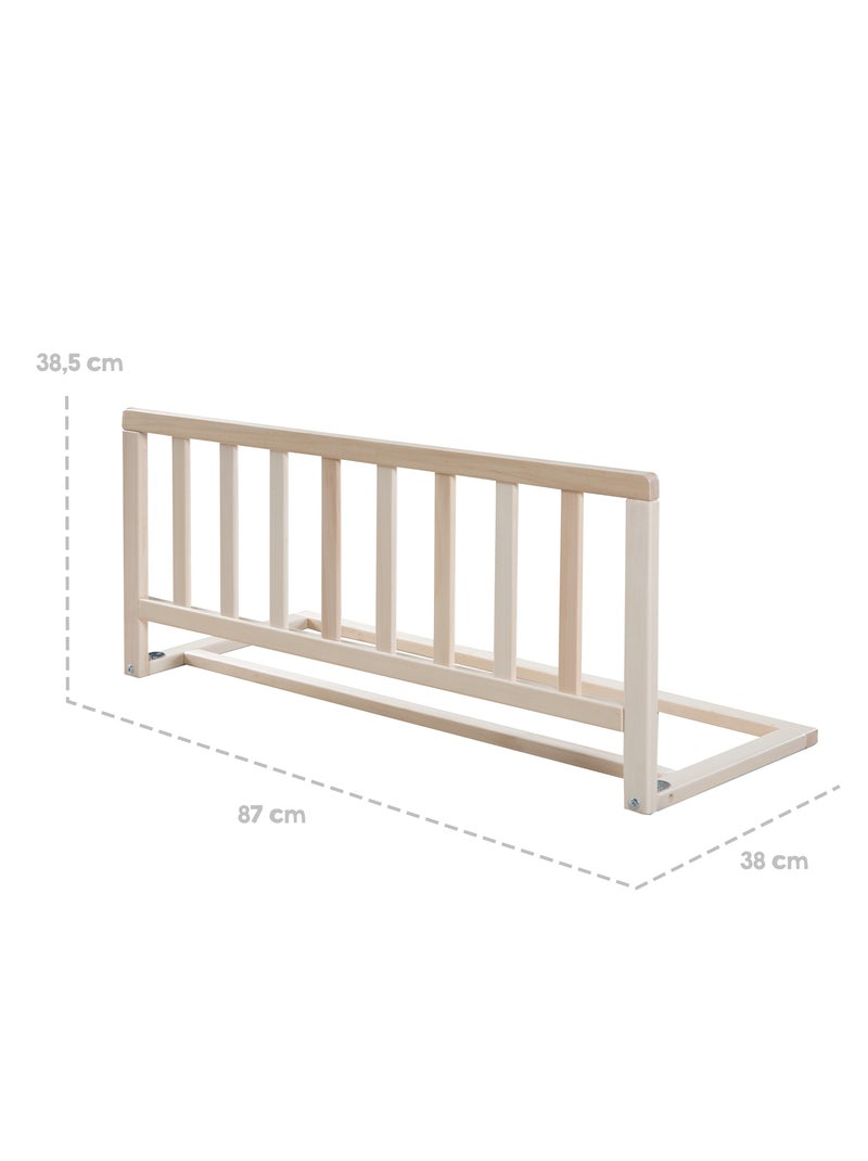 Sponda letto in legno massello – protezione anticaduta "Roba" Legno naturale - Kiabi