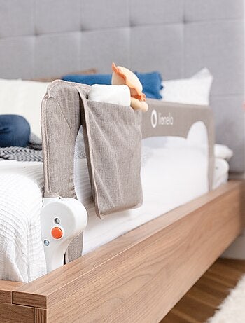 Sponda per letto LIONELO Eva Baby - 150 cm - Protezione anticaduta - Rete traspirante pieghevole