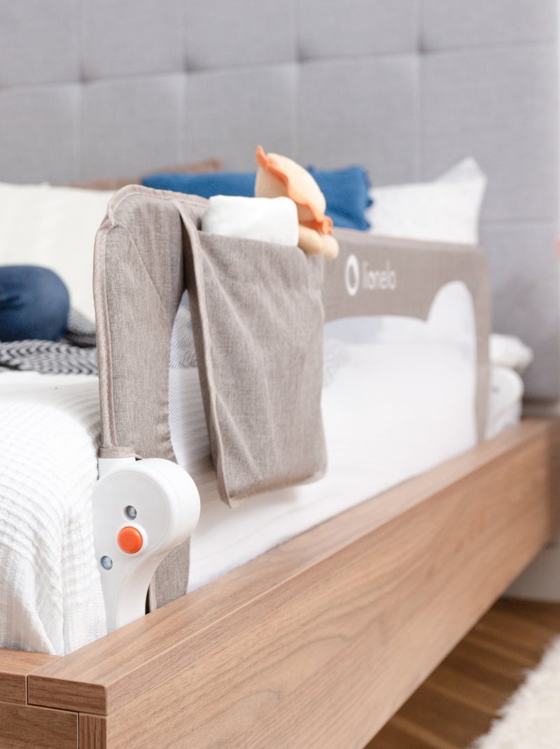 Sponda per letto LIONELO Eva Baby - 150 cm - Protezione anticaduta - Rete traspirante pieghevole Beige - Kiabi