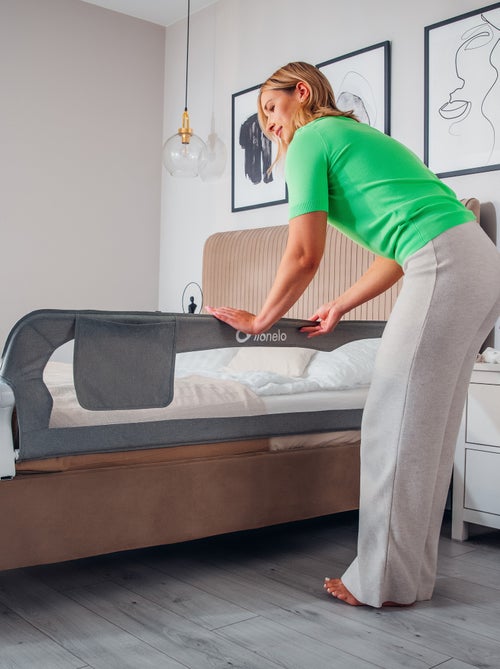 Sponda per letto LIONELO Eva Baby - 150 cm - Protezione anticaduta - Rete traspirante pieghevole - Kiabi