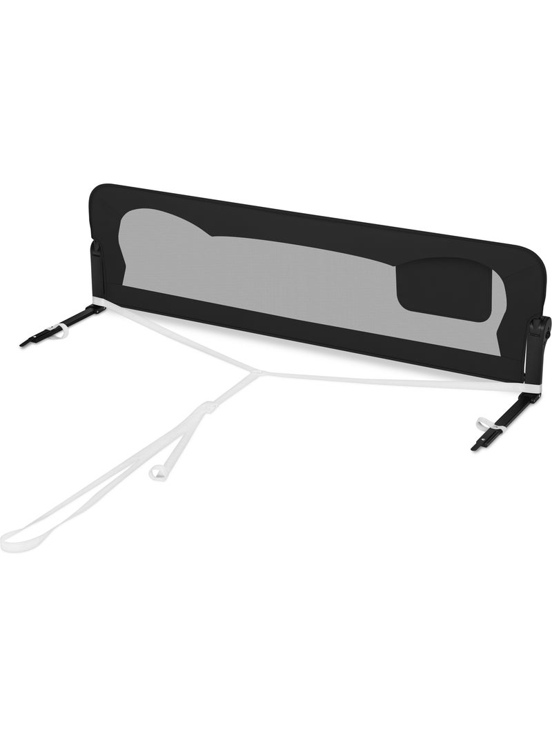 Sponda per letto LIONELO Eva Baby - 150 cm - Protezione anticaduta - Rete traspirante pieghevole Nero - Kiabi
