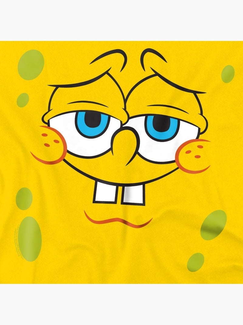 SpongeBob SquarePants Confident Maglietta Viso Uomo Giallo - Kiabi