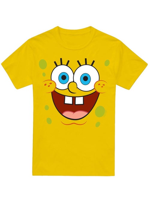 SpongeBob SquarePants Goofy Smile Maglietta Viso Uomo - Kiabi