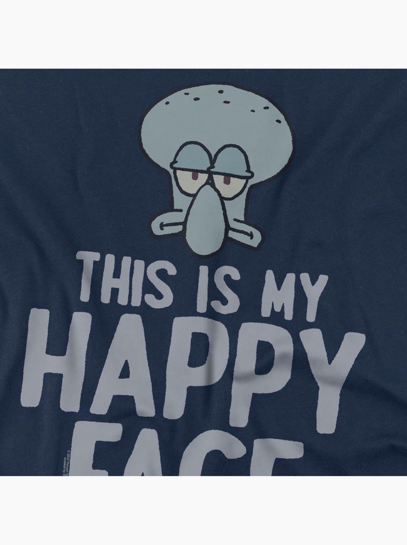 SpongeBob SquarePants Maglietta Faccia Felice Uomo Blu marino - Kiabi