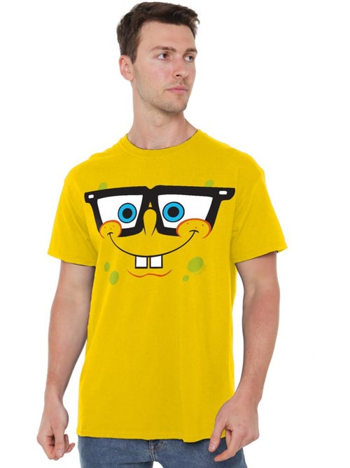 SpongeBob SquarePants Nerd Maglietta Viso Uomo - Kiabi