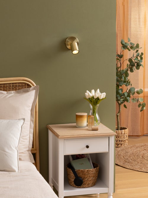 Spot a parete regolabile compatibile con il soffitto - Kiabi Spot a parete regolabile compatibile con il soffitto - Kiabi