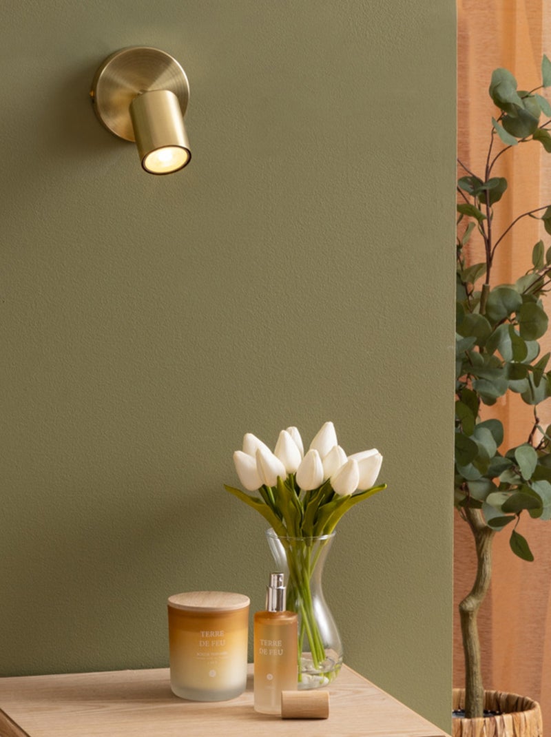 Spot a parete regolabile compatibile con il soffitto Dorato/Oro - Kiabi