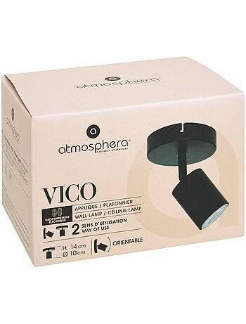Spot a parete regolabile compatibile con il soffitto