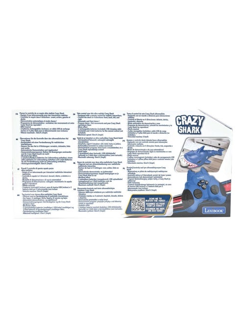 Squalo RC Squalo pazzo telecomandato con effetti sonori - Kiabi