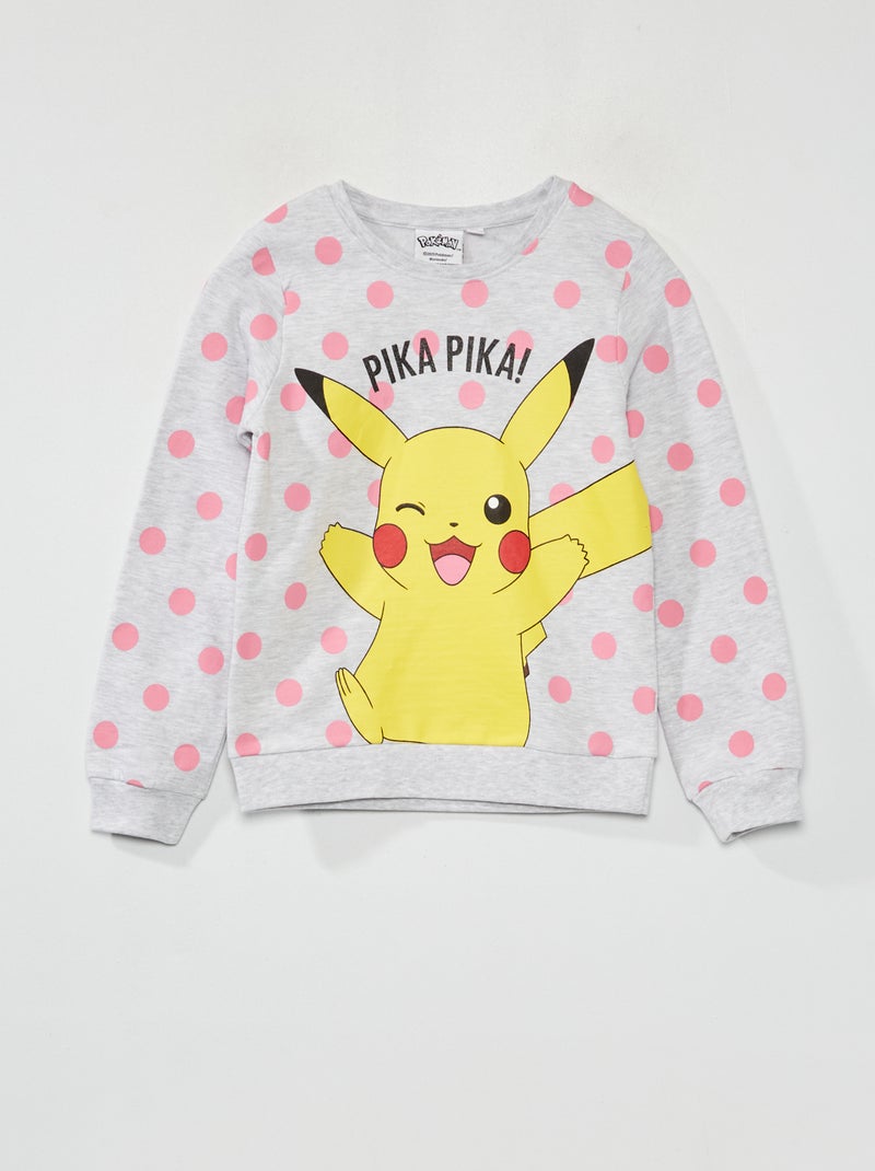 Stampa 'Pikachu' GRIGIO - Kiabi
