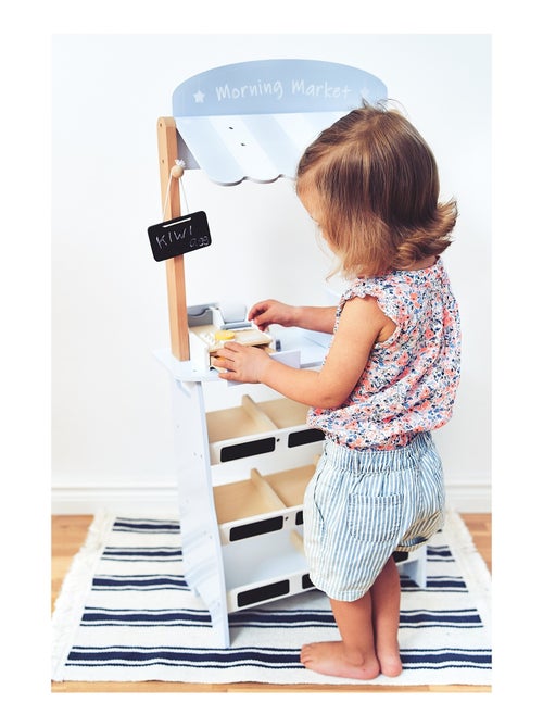 Stand frutta e verdura legno con cassa e TPE Mamabrum - Kiabi