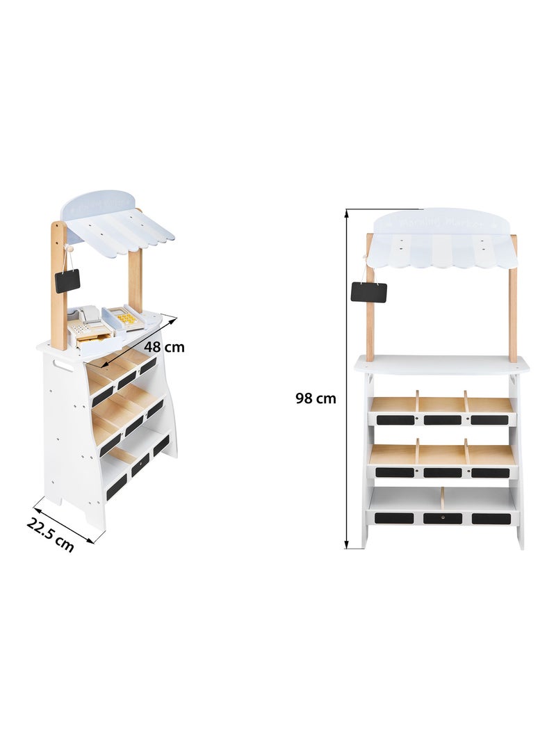 Stand frutta e verdura legno con cassa e TPE Mamabrum N/D - Kiabi