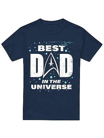 Star Trek Best Dad in the Universe Maglietta Festa del Papà Uomo