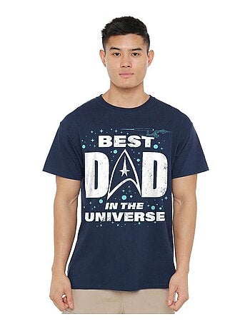 Star Trek Best Dad in the Universe Maglietta Festa del Papà Uomo