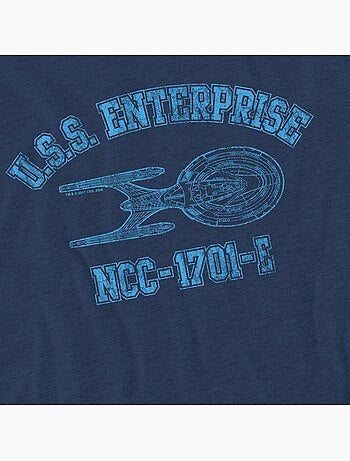 Star Trek Enterprise E Athletic Maglietta Adulto Unisex