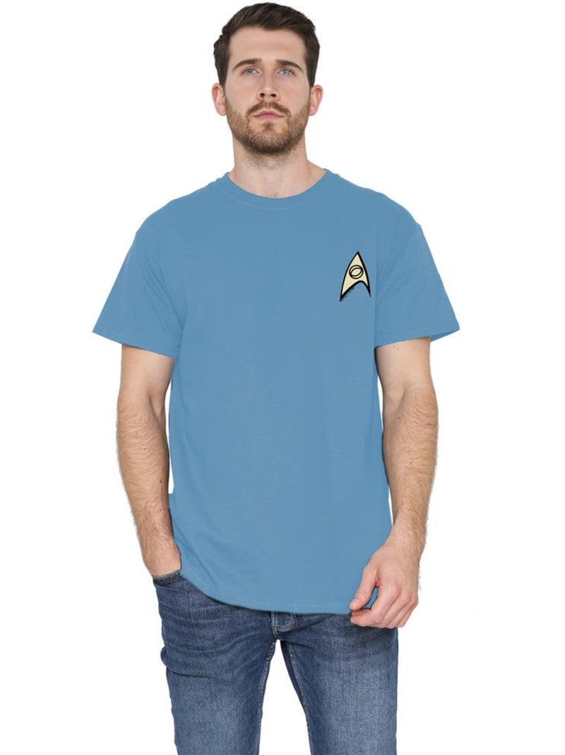 Star Trek Science Uniform Maglietta Lamina Uomo Blu cielo - Kiabi