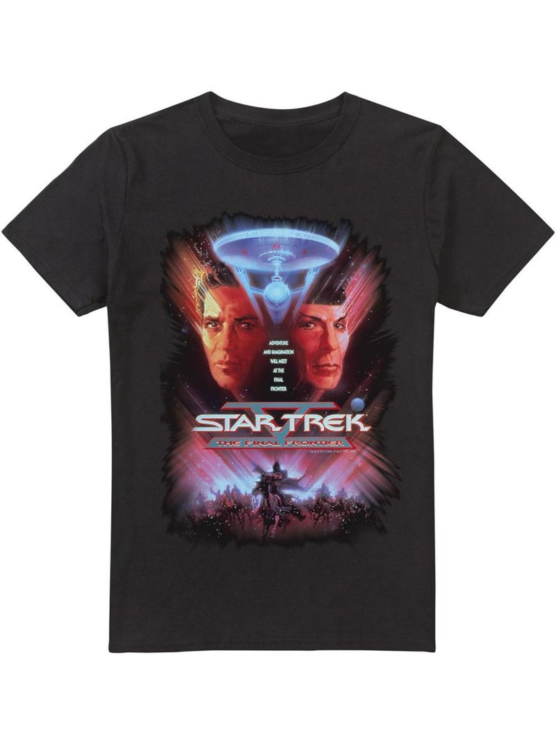 Star Trek The Final Frontier Maglietta Uomo Nero - Kiabi