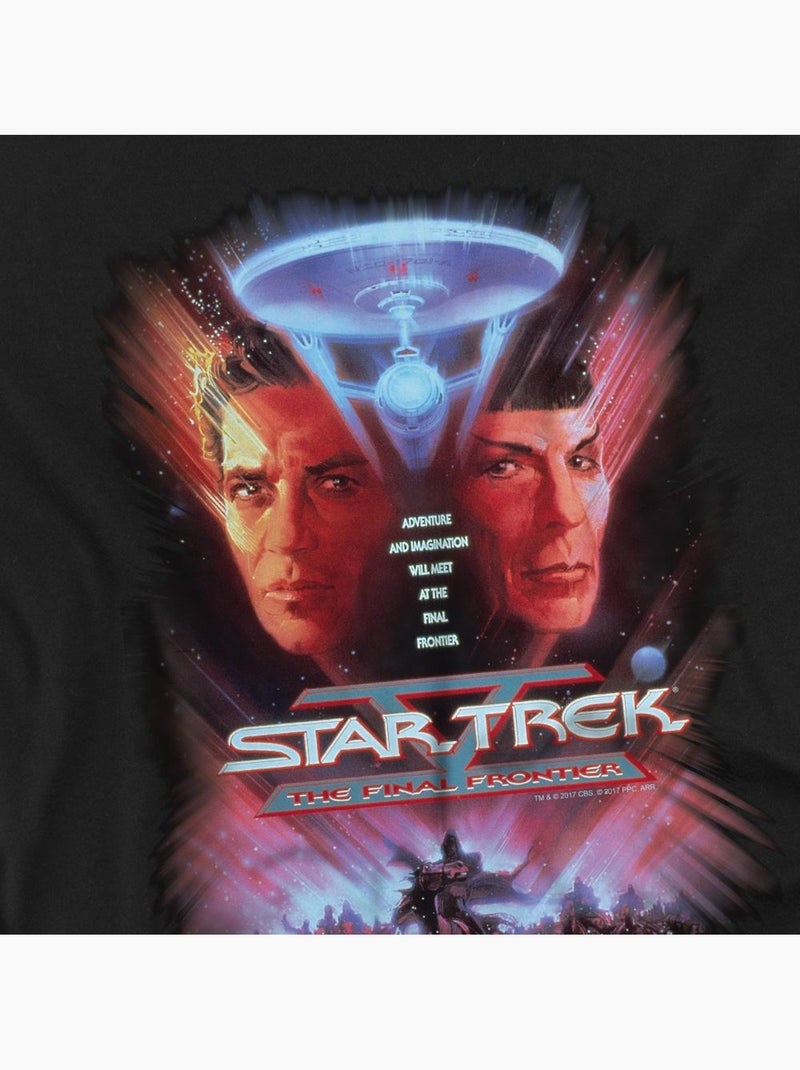 Star Trek The Final Frontier Maglietta Uomo Nero - Kiabi