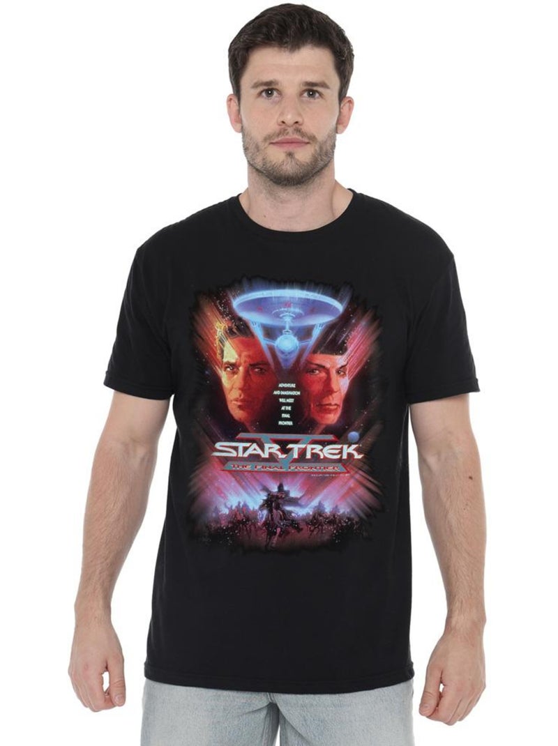 Star Trek The Final Frontier Maglietta Uomo Nero - Kiabi