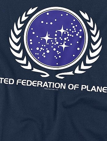 Star Trek United Federation Maglietta Logo Uomo