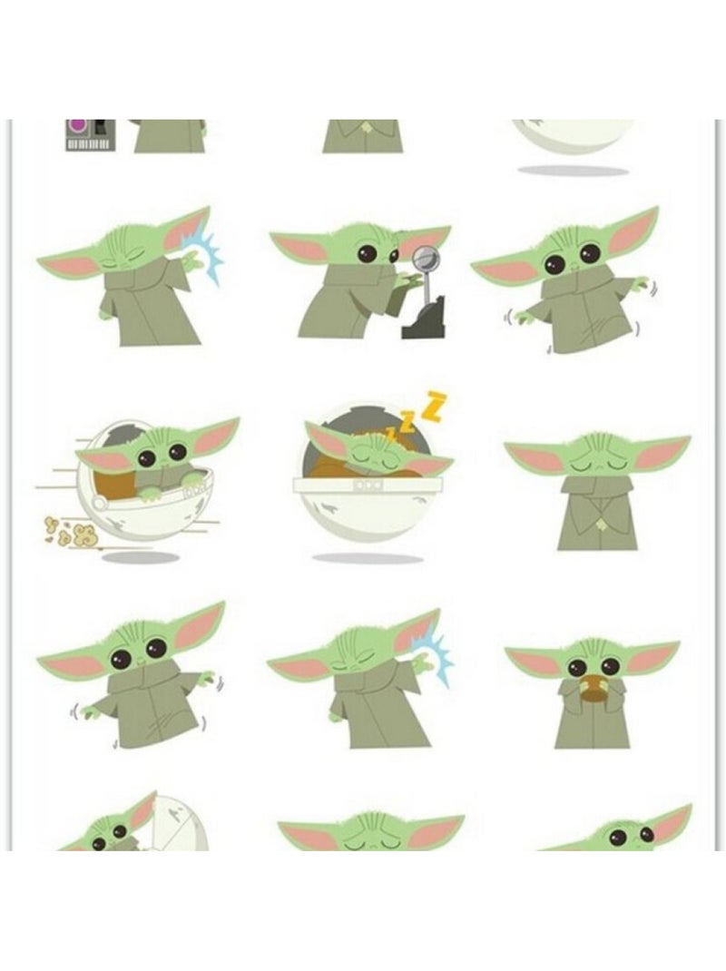 Star Wars - Asciugamano da bagno in cotone per bambini Mandalorian - Telo da spiaggia 70x140 cm Multicolore - Kiabi