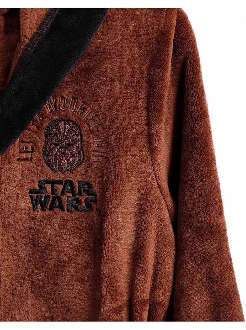STAR WARS Accappatoio caldo a maniche lunghe Star Wars per ragazzi Marrone - Kiabi