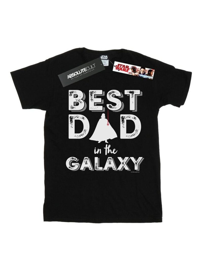 Star Wars Best Dad In The Galaxy Maglietta Uomo Nero - Kiabi
