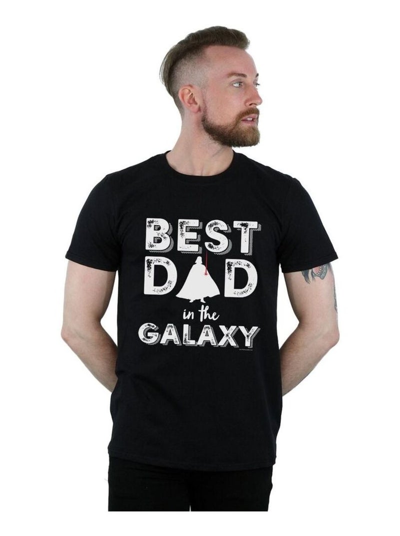 Star Wars Best Dad In The Galaxy Maglietta Uomo Nero - Kiabi
