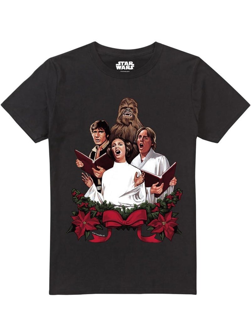 Star Wars Carol Singers Maglietta Uomo Nero - Kiabi