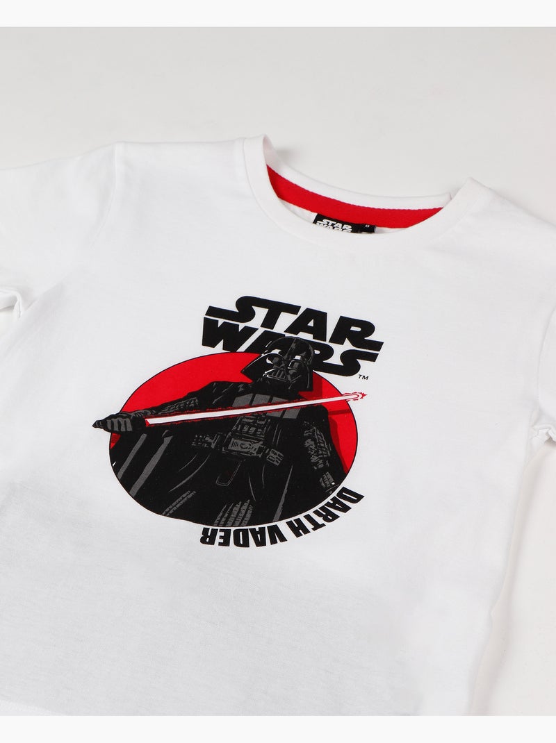 STAR WARS Darth Vader Pigiama a maniche corte per ragazzi Bianco - Kiabi