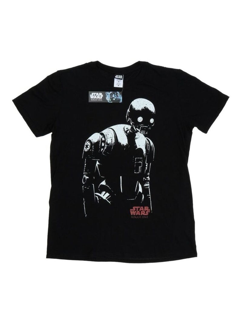 Star Wars K-2SO Maglietta Uomo Nero - Kiabi