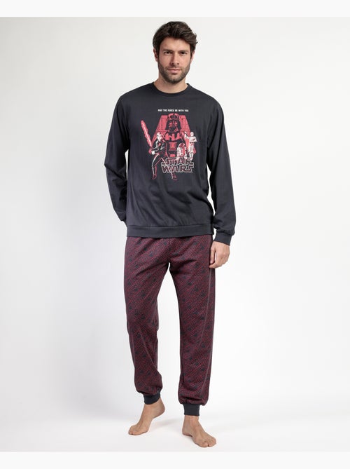 STAR WARS La Forza sia con te Pigiama a maniche lunghe da uomo - Kiabi STAR WARS La Forza sia con te Pigiama a maniche lunghe da uomo - Kiabi
