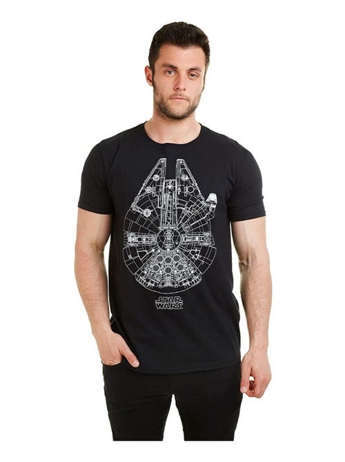 Star Wars Maglietta Millennium Falcon Uomo - Kiabi