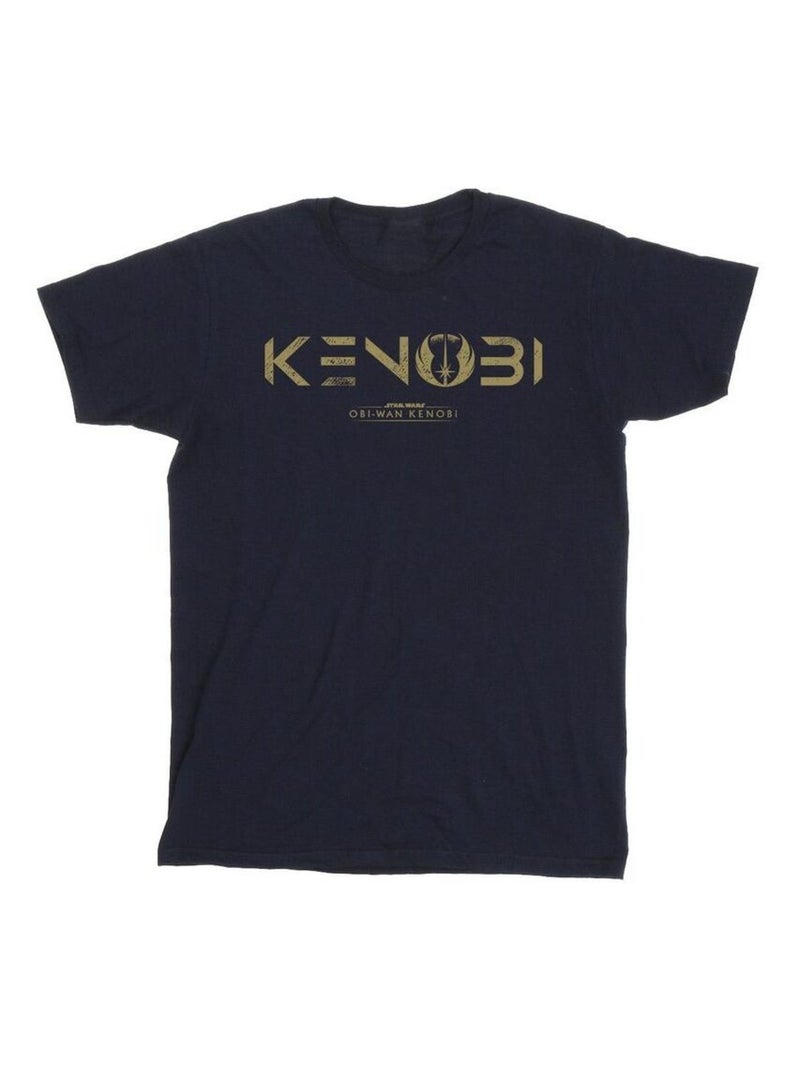 Star Wars Maglietta Obi Wan Kenobi Logo Uomo Blu marino - Kiabi