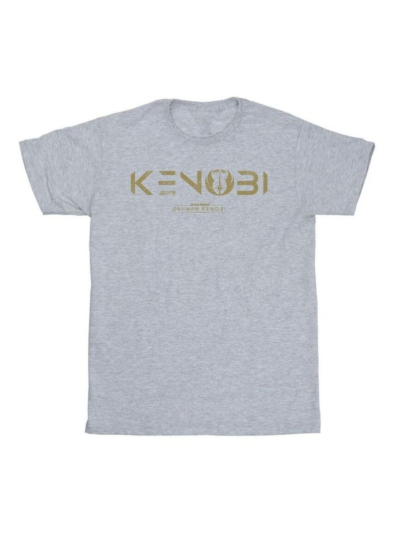 Star Wars Maglietta Obi Wan Kenobi Logo Uomo Grigio melangiato - Kiabi