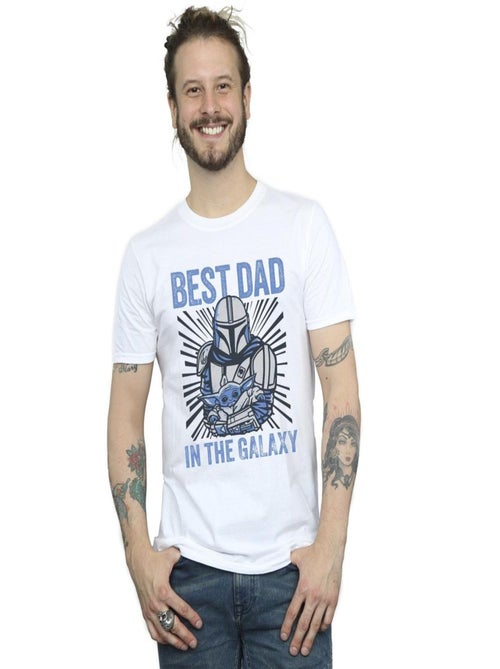 Star Wars Mandalorian Best Dad Galaxy Maglietta Galassia Uomo - Kiabi Star Wars Mandalorian Best Dad Galaxy Maglietta Galassia Uomo - Kiabi