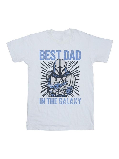 Star Wars Mandalorian Best Dad Galaxy Maglietta Galassia Uomo - Kiabi Star Wars Mandalorian Best Dad Galaxy Maglietta Galassia Uomo - Kiabi