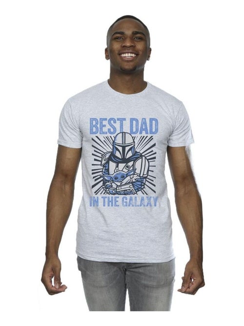 Star Wars Mandalorian Best Dad Galaxy Maglietta Galassia Uomo - Kiabi Star Wars Mandalorian Best Dad Galaxy Maglietta Galassia Uomo - Kiabi
