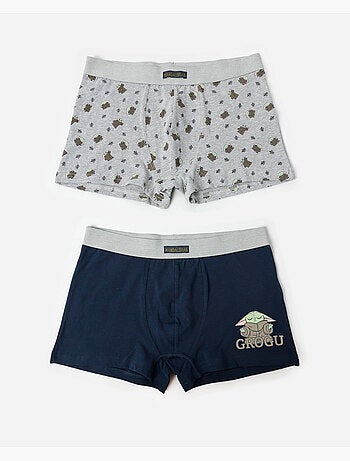 STAR WARS MANDALORIAN Boxer da uomo Grogu (confezione da 2)