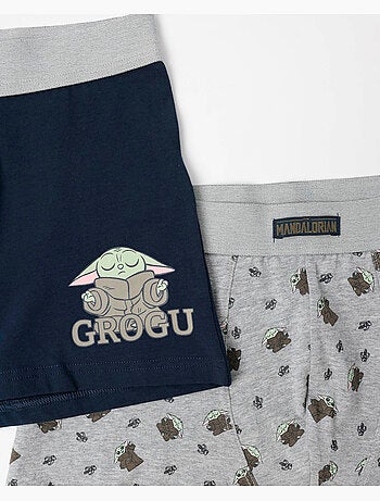 STAR WARS MANDALORIAN Boxer da uomo Grogu (confezione da 2)