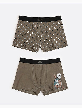 STAR WARS MANDALORIAN Boxer da uomo Mando (confezione da 2)