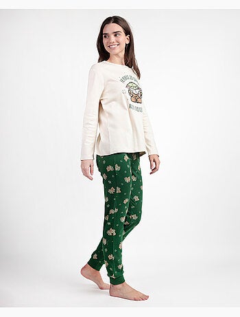 STAR WARS MANDALORIAN Pigiama a maniche lunghe da donna carino Grogu