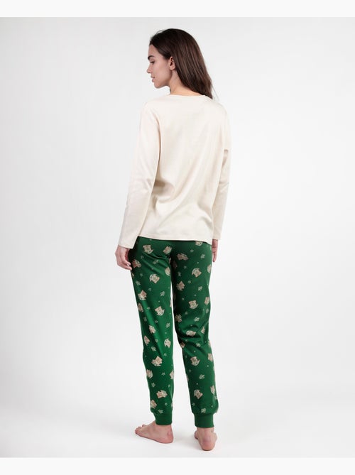 STAR WARS MANDALORIAN Pigiama a maniche lunghe da donna carino Grogu - Kiabi STAR WARS MANDALORIAN Pigiama a maniche lunghe da donna carino Grogu - Kiabi